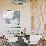 Blue White Abstract Landscape Painting For Living Room Extra Large Modern Abstract Art Painting For Home Decor