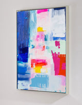 Large Colorful Abstract Wall Art Bright Acrylic Paintings Colorful Canvas Art