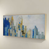 Skyline Art Cityscape Art Large abstract City Painting NYC Skyline Canvas
