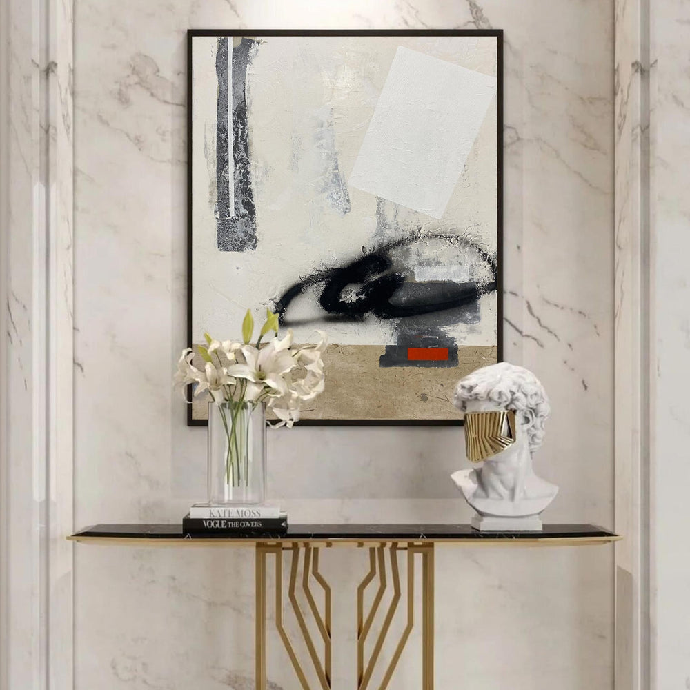 Large Black And Brown Artwork Oversized Framed Wall Art X Large Wall Art