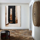 Large Black And Brown Artwork Oversized Framed Wall Art X Large Wall Art