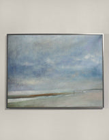 Beach Abstract Painting Large Sky And Sea Painting Seascape Painting
