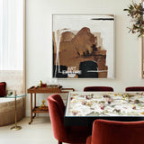 Black And Brown Minimalist Painting Oversized Painting Canvas Minimalist Painting For Home Decor