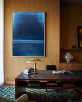 Large Blue Abstract Canvas Wall Art Oil Painting On Canvas Modern Art Contemporary Art