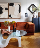 Modern Black And Beige Wall Art Rich Textured Acrylic Painting Minimalist Wall Art For Livingroom