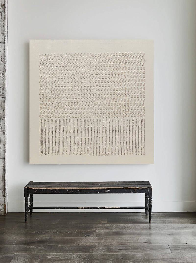 Beige Wabi Sabi Wall Art Modern Beige Texture Abstract Wall Art Large Canvas Art Minimalist Modern Wall Decor