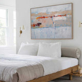 Acrylic Abstract Landscape Painting Extra Large Contemporary Abstract Painting On Canvas Grey Abstract Painting 