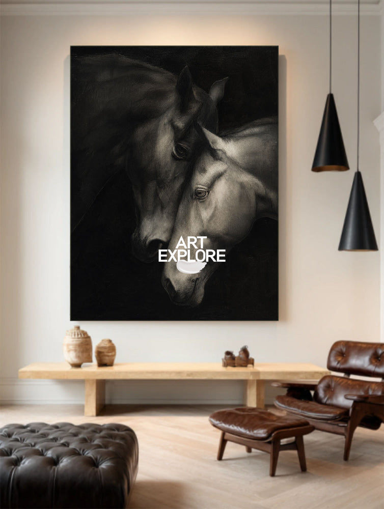 Textured Horse Art #ANH68