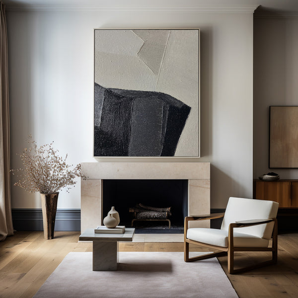 Large Black And Brown Artwork Oversized Geometric Patterns For Wall Painting Wall Art  Large Wall Art