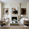 Large Black And Brown Artwork Oversized Framed Wall Art  Large Wall Art