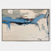 Large Blue Plaster Wall Art Blue Texture Painting Contemporary Abstract Art Blue Plaster Wall Art