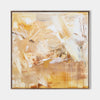 Modern Bright Yellow Color Artworks Large Abstract Wall Art Modern Apartment Art Decor For Sale