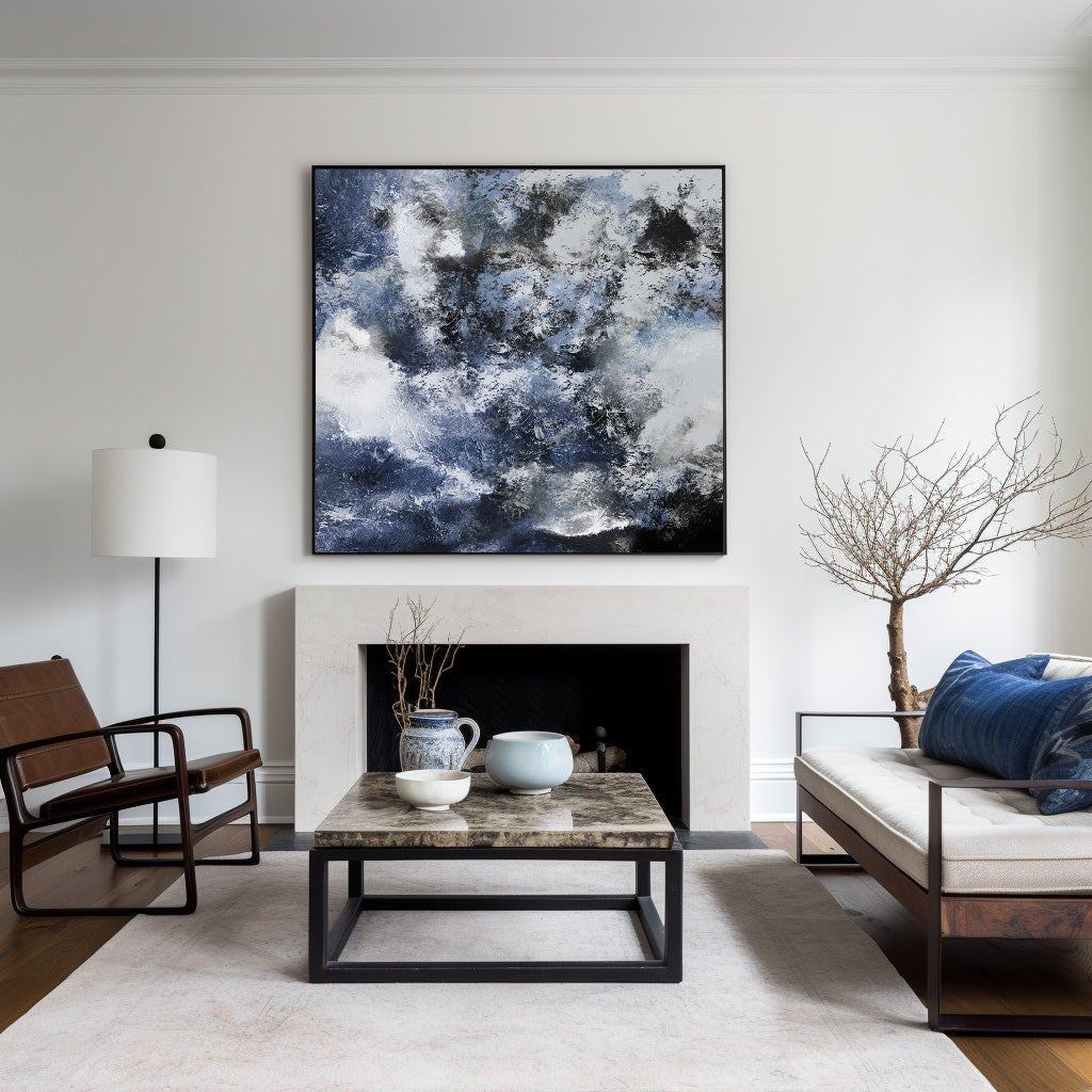 Blue Abstract Painting #ABAS20