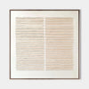 Wabi-sabi Beige Rich Textured Plaster Beige Wall Art Large Minimalist Painting For Livingroom