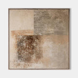 Brown And Natural Minimalist Abstract Art On Canvas Modern Painting Abstract Painting For livingroom