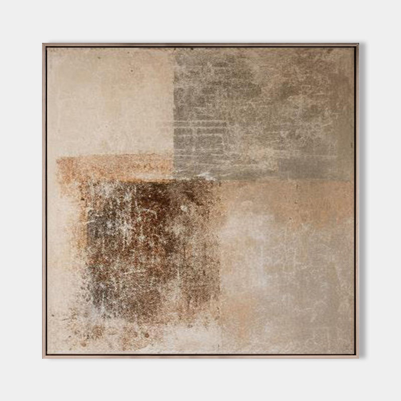 Brown And Natural Minimalist Abstract Art On Canvas Modern Painting Abstract Painting For livingroom