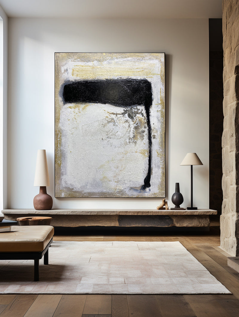 Large Black And Brown Artwork Oversized Framed Wall Art X Large Wall Art