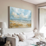 Large Abstract Tropical Beach Oil Paintings Canvas Beautiful Beach Art Custom Canvas Paintings Modern Art For Home