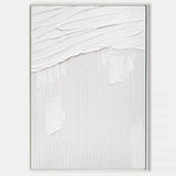 Large Textured White Painting Extra Large Plaster White Painting Art White Minimalist Abstract Painting White wall painting