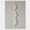 Modern White Plaster Wall Art Plaster Painting  Wabi-sabi Textured Canvas Painting For Sale