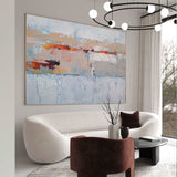 Acrylic Abstract Landscape Painting Extra Large Contemporary Abstract Painting On Canvas Grey Abstract Painting 