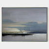 Modern Blue Landscape Paintings Large Abstract Landscape Art Rich Textured Canvas Wall Art