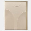 3d Abstract Beige Textured Canvas Art,Large Beige Acrylic Modern Minimalist Art,Beautiful Home Wall Art