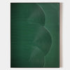 Modern Original Abstract Green Texture Wall Art,Canvas Green Thick Texture Oil Paintings,Light Luxury Vertical Green Hanging Painting