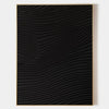 Large Black Abstract Painting Black Minimalist wall Painting Black 3D Textured Painting Modern abstract wall art Minimalist Painting Art
