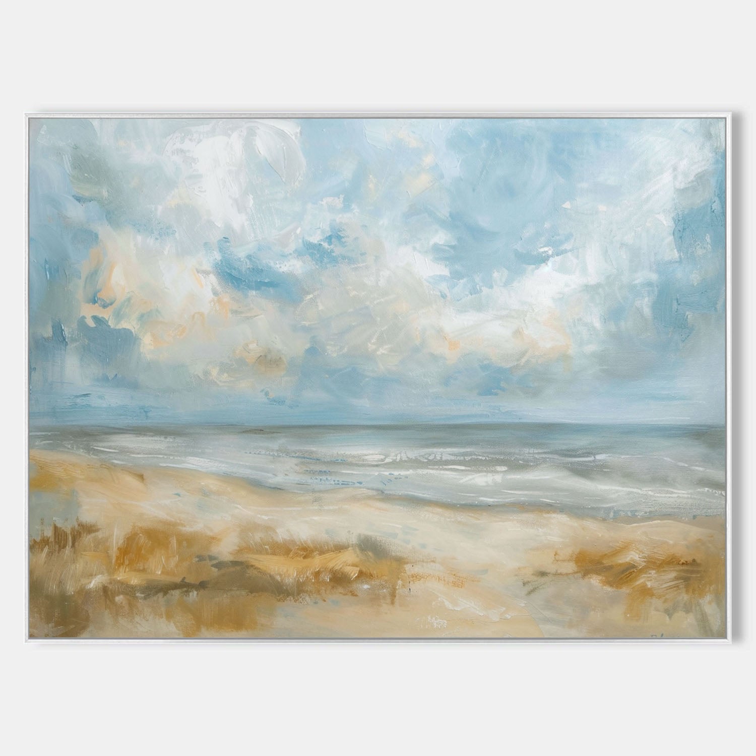 Abstract Beack Late Large Abstract Tropical Beach Oil Paintings Canvas Beautiful Beach Art ...