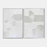 modern luxury abstract acrylic painting minimalist abstract art 2 piece abstract wall art