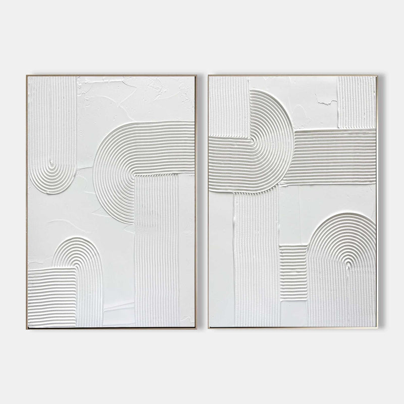 modern luxury abstract acrylic painting minimalist abstract art 2 piece abstract wall art