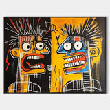 Modern Graffiti Paintings Basquiat Painting Basquiat Canvas Wall Art Handmade Canvas Art For Sale