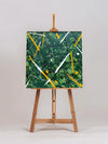 Large Green And Yellow Textured Abstract Painting Wall Art Original Artwork For Livingroom