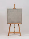 Wabi-sabi Brown Plaster Painting Brown Minimal Painting Abstract Wall Art Plaster Canvas Art