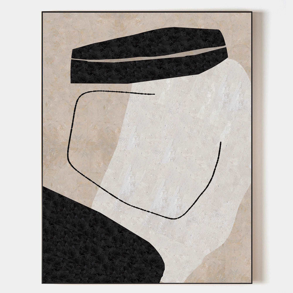 Abstract Geometric Minimalist Painting Modern Paintings For Living Room