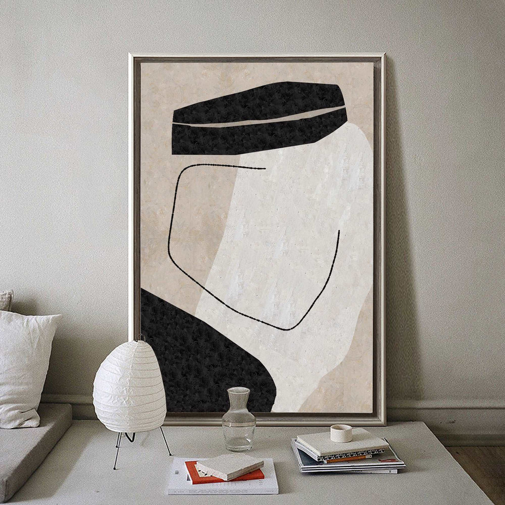 Abstract Geometric Minimalist Painting Modern Paintings For Living Room