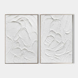 3D White Abstract Art Minimalist Art Large Abstract Modern Minimal Wall Art For Sale