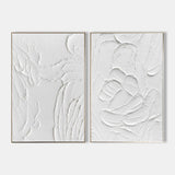 3D White Abstract Art Minimalist Art Large Abstract Modern Minimal Wall Art For Sale
