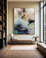Large Colorful Minimalist Painting Modern Minimalist Abstract Wall Art For Sale