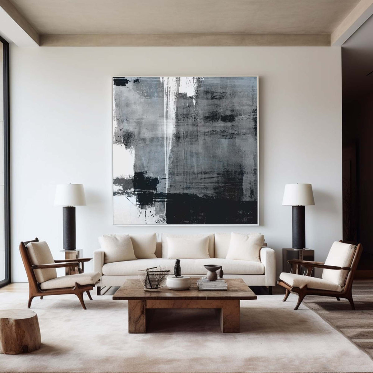 Big Canvas Painting Contemporary Abstract Modern Paintings For Living Room