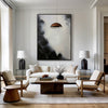 Modern Black And Grey Abstract Wall Art Large Acrylic Painting Abstract Canvas Artwork For Sale