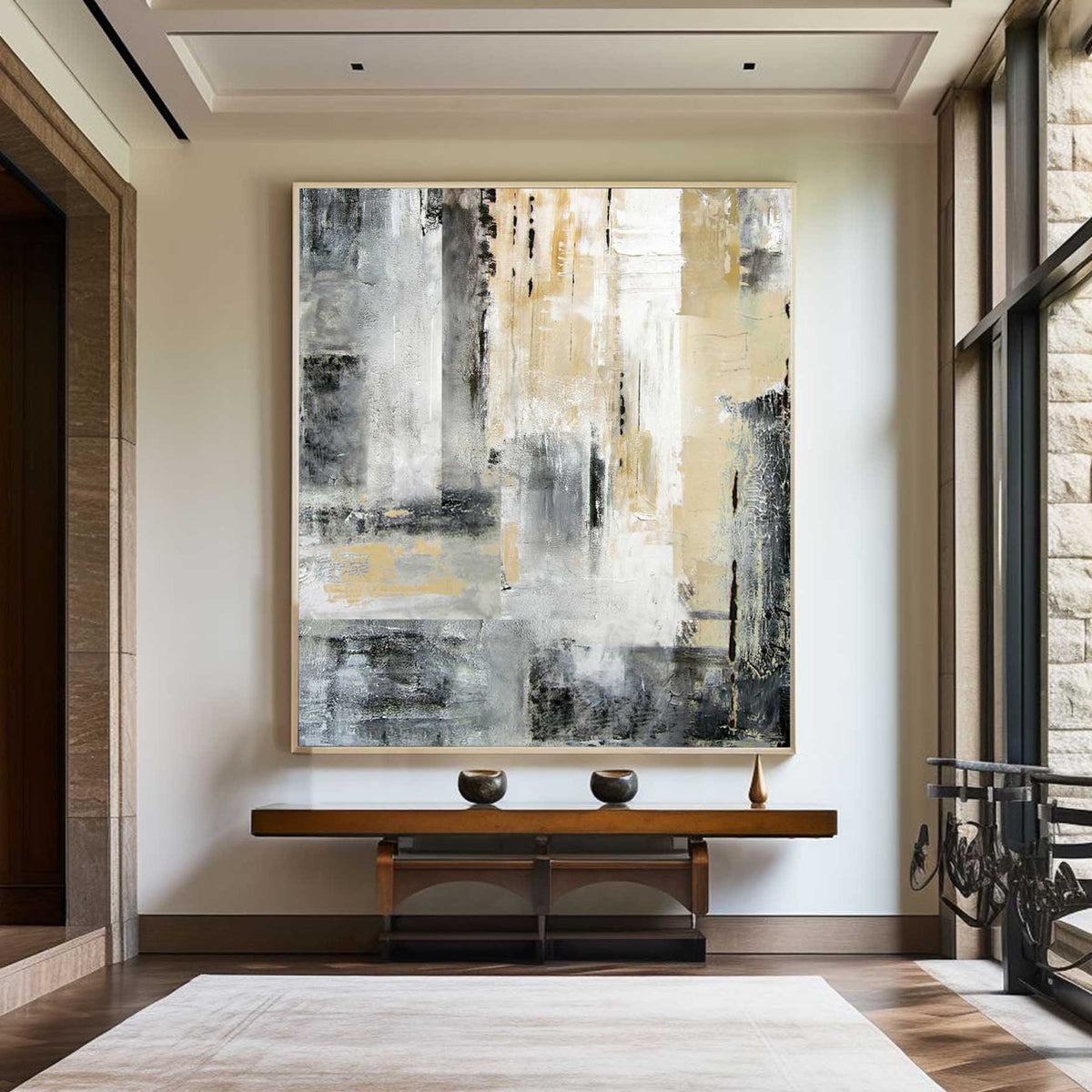 Large Abstract Skyline Art #URS01
