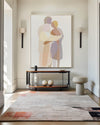 Original Portrait Painting Abstract Lovers Painting Modern Lovers Canvas Wall Art For Sale