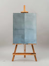 Original Blue Modern Canvas Wall Art Painting on Canvas Blue Textured Large Minimalist Abstract Living Room Decor