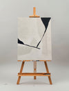 Modern Black And White Abstract Canvas Wall Art Minimalist Art Minimalist Painting For Livingroom