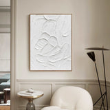 white Textured canvas art white 3D Textured art white textured wall art white abstract art painting white abstract painting white abstract wall art