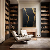 Modern Black And Gold Wall Art Luxury Modern Wall Art Black Texture Art Original Oil Paintings
