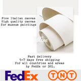 Blue Vibrant Abstract Art #ABAS401