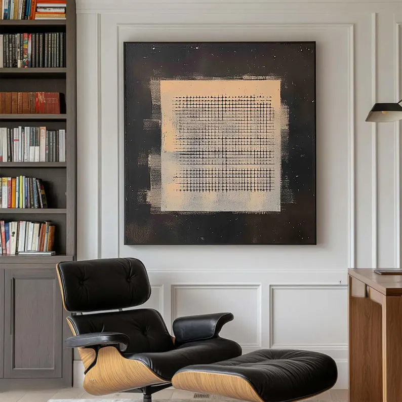 Abstract Textured Square Wall Art for Contemporary Interiors | ArtExplore